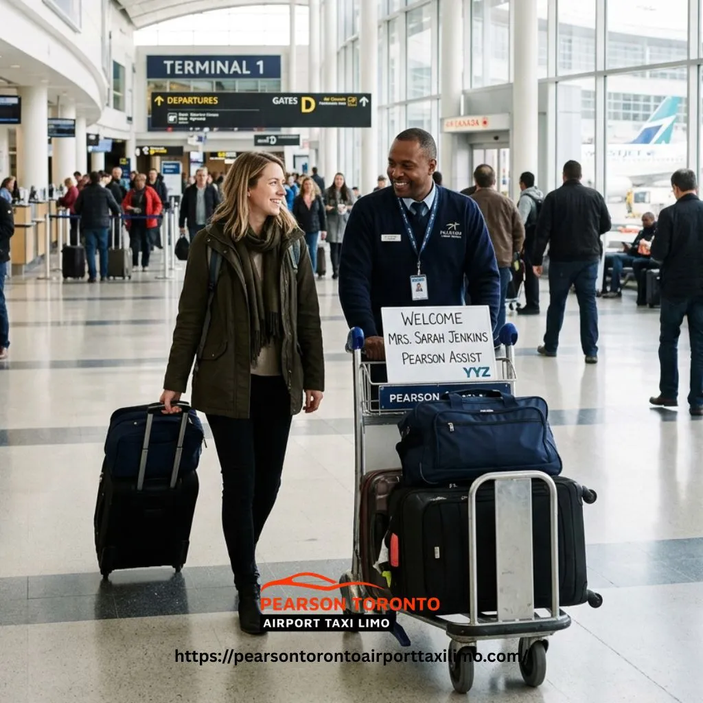 Pearson Airport Porter Service at Terminal 1 & 3 with professional luggage assistance