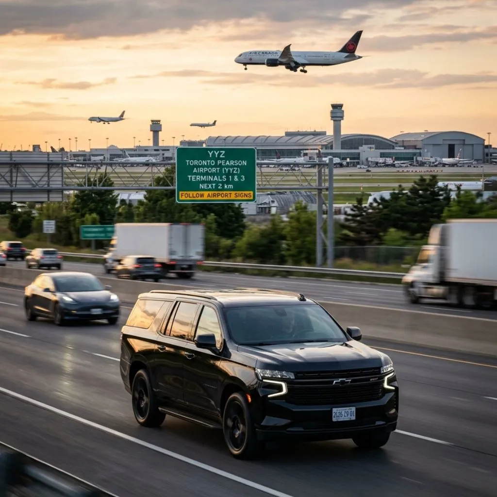 Airport limo service Clarence Rockland with Chevrolet Suburban SUV serving major airports from Clarence Rockland