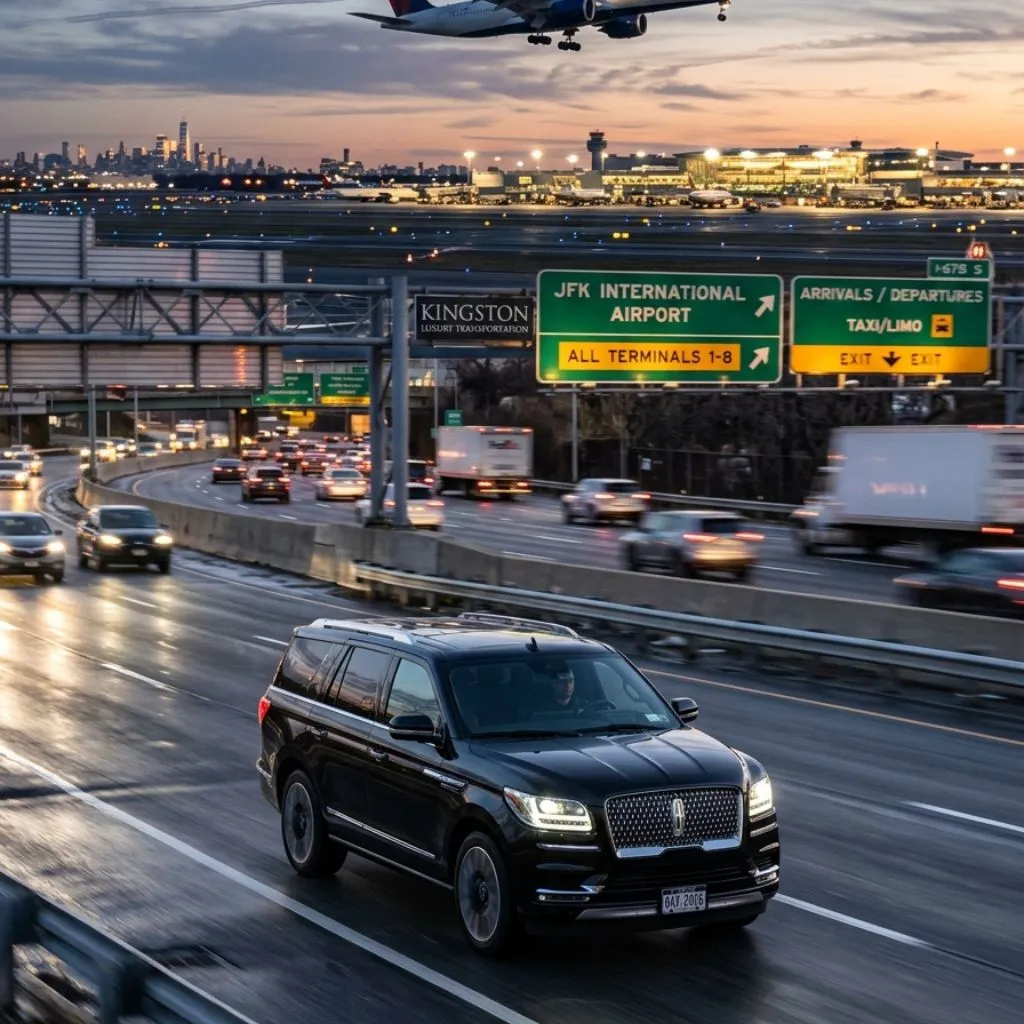 Airport limo service Kingston Lincoln Navigator airport transportation from Kingston