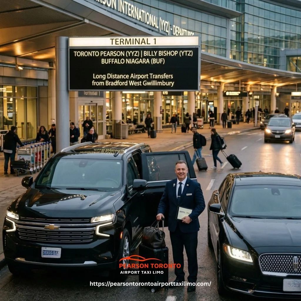 Bradford West Gwillimbury Airport Limo Service airport transfers to major airports