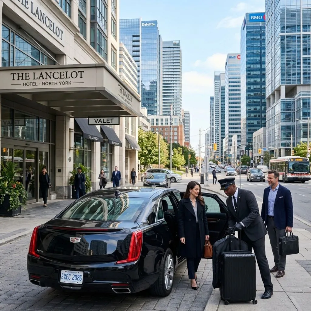 North York Airport Limo premium Cadillac XTS Sedan airport limo service North York