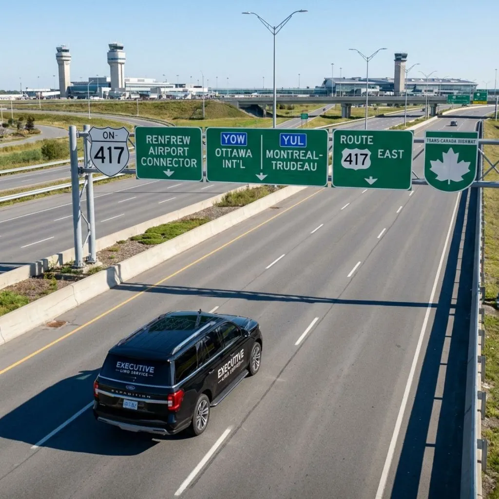 Renfrew Airport Limo Service Ford Expedition SUV serving multiple airports with Renfrew Airport Limo and Airport limo service Renfrew
