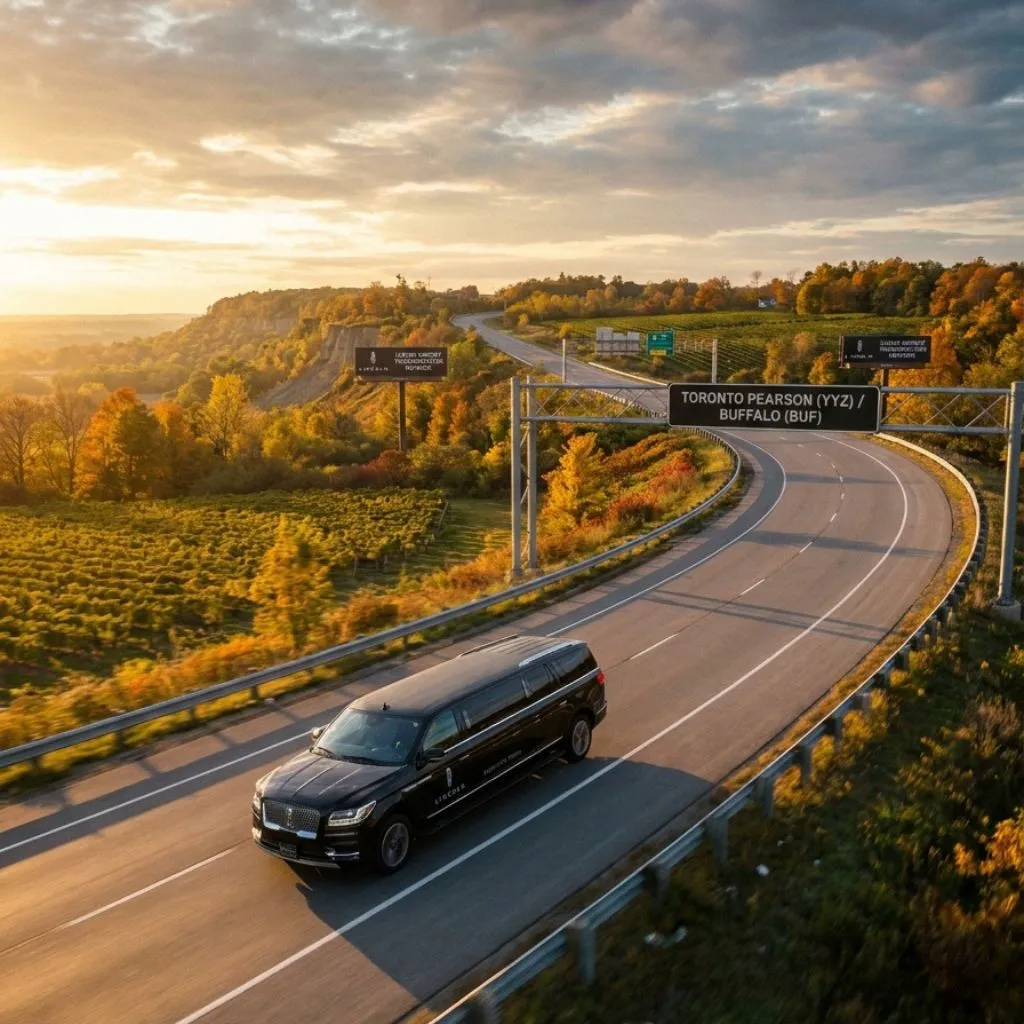 Thorold Airport Limo Service Lincoln Stretch Limo serving multiple airports with Thorold Airport Limo and Airport limo service Thorold