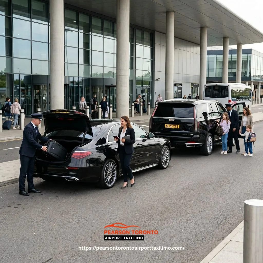 Stratford Airport Limousine Service offering reliable airport transfers with luxury SUV and sedan